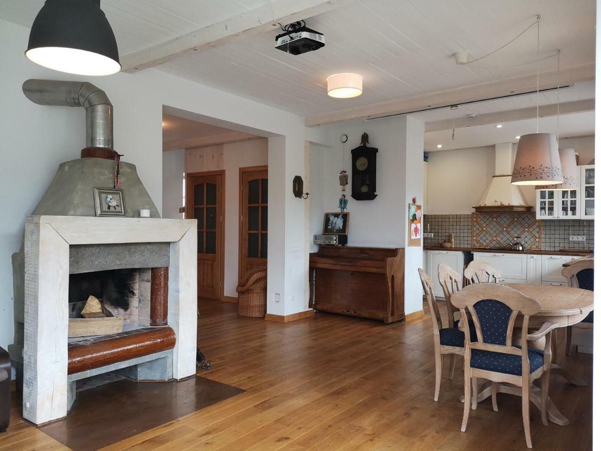 9 Min From Palanga! Luxury House On The River And Sauna Kretinga Exterior photo